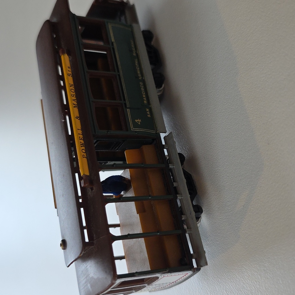 Train - San Francisco Cable Car Model Powell & Mason St. line.
